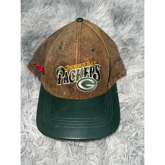 Packers Vintage Suede Snapback Hat - Picture 1 of 3